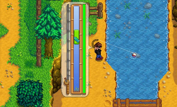 Stardew Valley fishing minigame